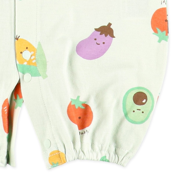 天竺ベジタブル半袖コンビドレス