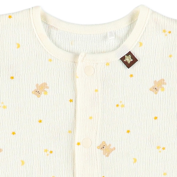 くま夜空半袖コンビドレス