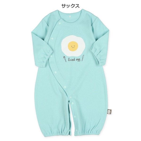スムースサニーサイドアップ長袖コンビドレス