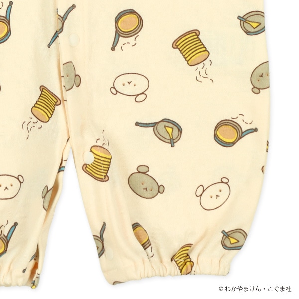 スムース長袖コンビドレス（こぐまちゃん）