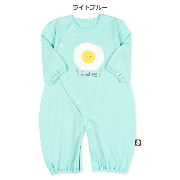 スムースサニーサイドアップ長袖コンビドレス