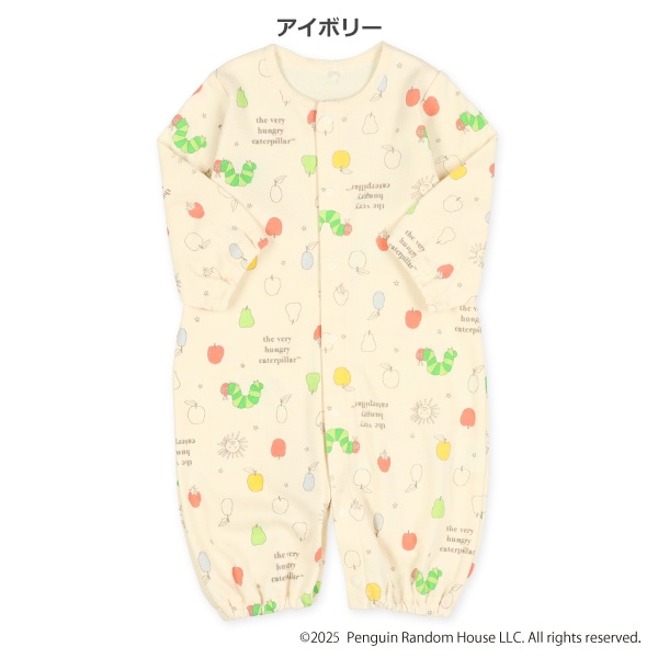 スムース長袖コンビドレス（はらぺこあおむし）