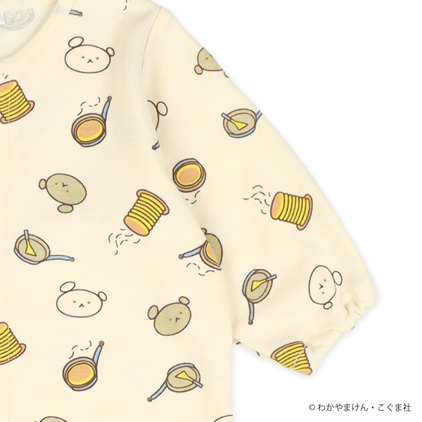 スムース長袖コンビドレス（こぐまちゃん）