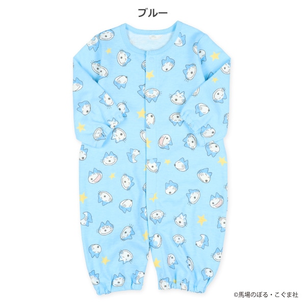 スムース長袖コンビドレス（11匹のねこ）