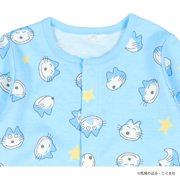 スムース長袖コンビドレス（11匹のねこ）