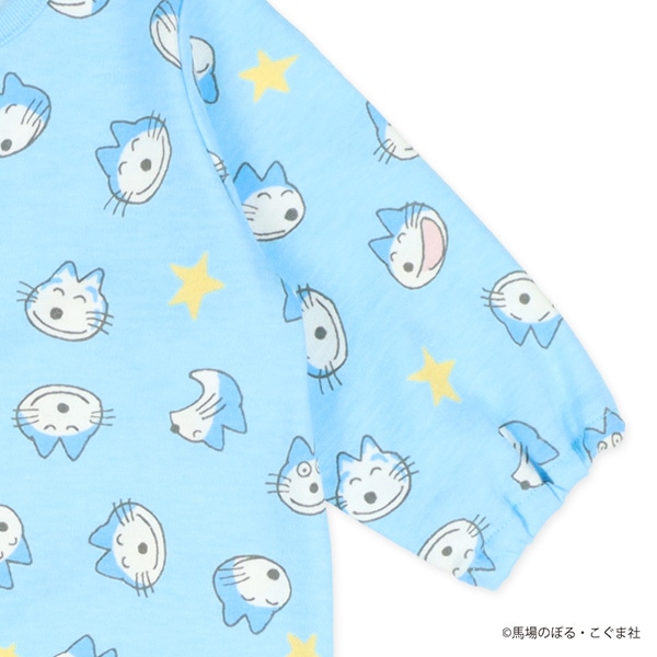 スムース長袖コンビドレス（11匹のねこ）