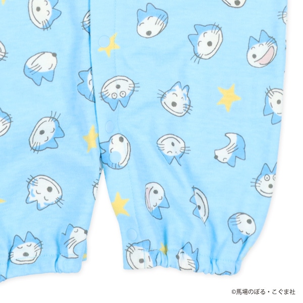 スムース長袖コンビドレス（11匹のねこ）