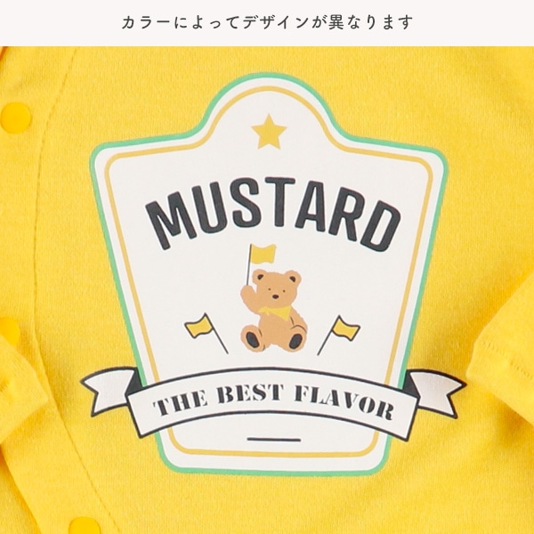 スムースパッケージプリント長袖コンビドレス