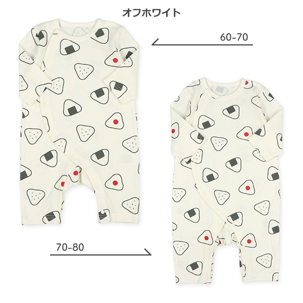 スムースおむすび総柄長袖プレオール