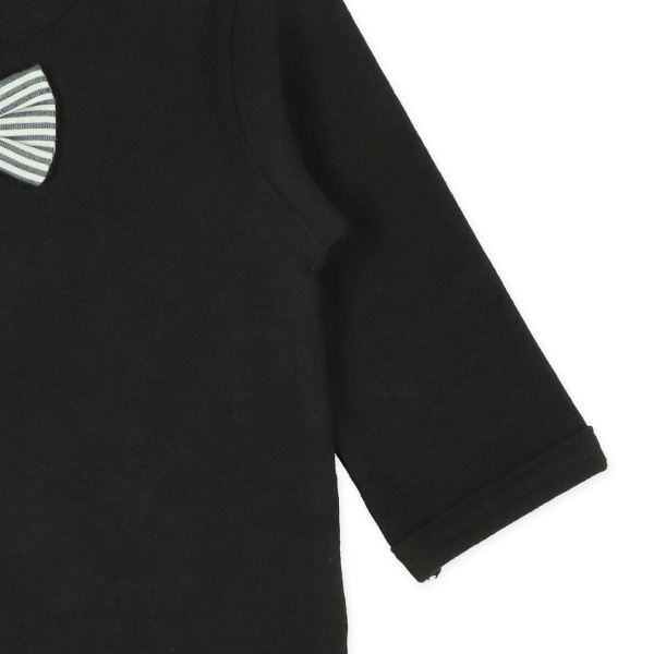 スムースシンプルタイ付き長袖プレオール