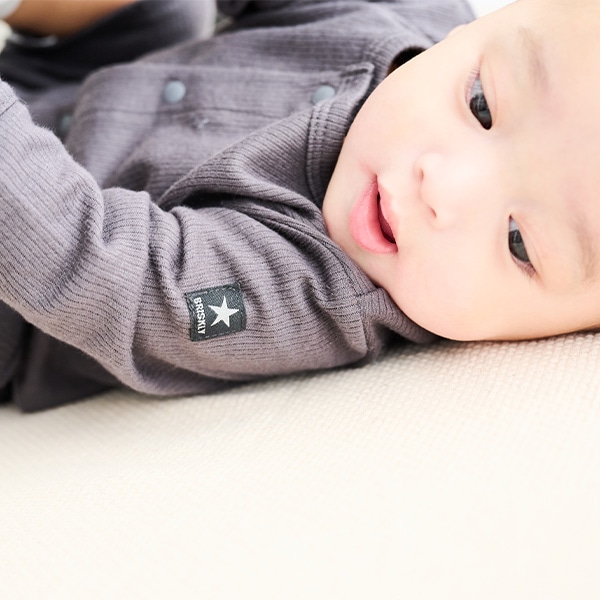 スムース針抜きベーシック長袖プレオール