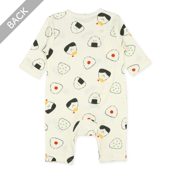 スムースおむすび総柄長袖プレオール