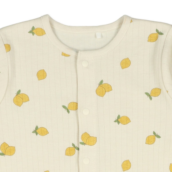 スムース針抜きレモンレモン長袖プレオール
