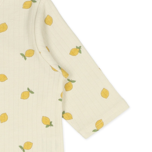 スムース針抜きレモンレモン長袖プレオール
