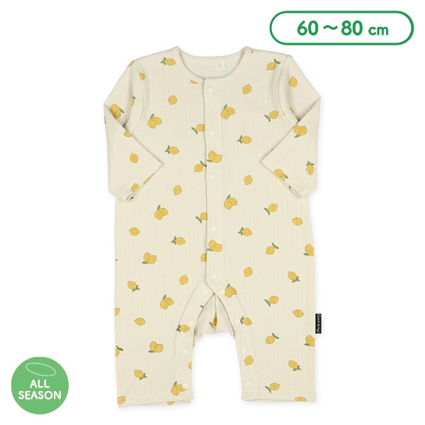 スムース針抜きレモンレモン長袖プレオール