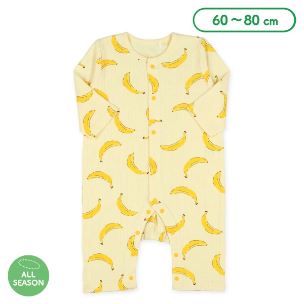 スムース針抜きバナナ長袖プレオール