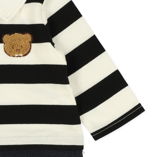 天竺切り替えラガーシャツ長袖プレオール