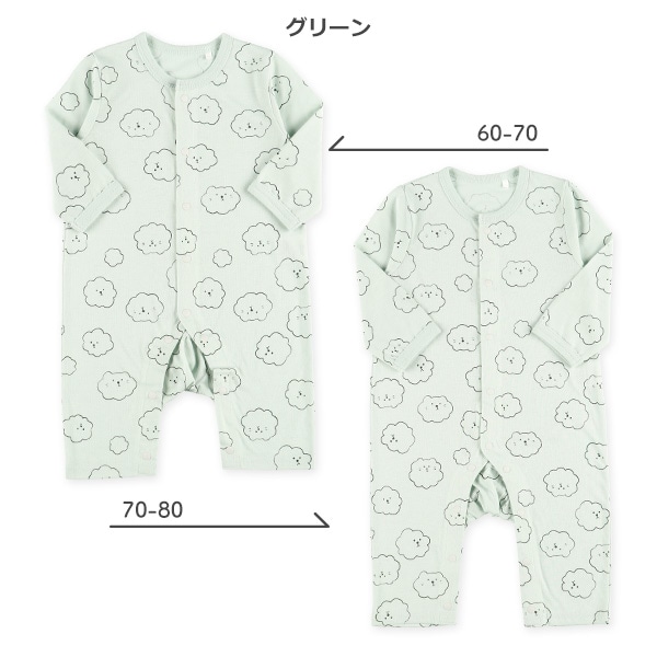 天竺総柄レギュラー長袖プレオール