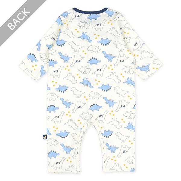 スムース恐竜柄長袖プレオール