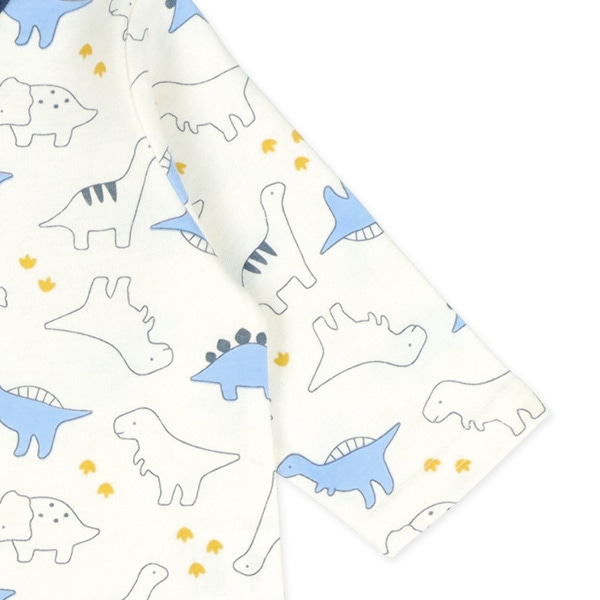 スムース恐竜柄長袖プレオール