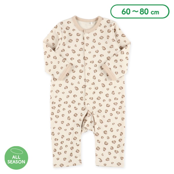 スムースアニマルプリント長袖プレオール