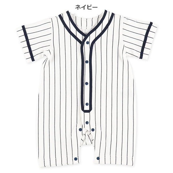 天竺ベースボールユニフォーム風半袖プレオール
