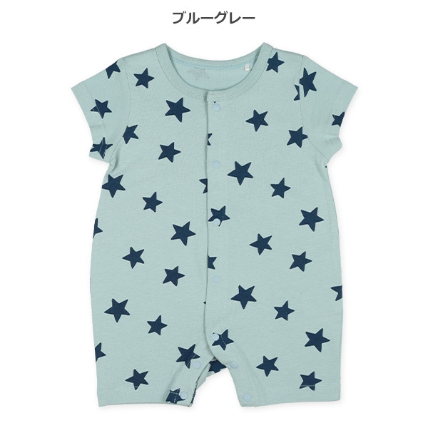 天竺ネイビースター半袖プレオール