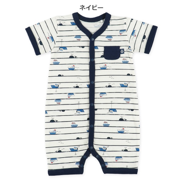 天竺マリンボーダー半袖プレオール