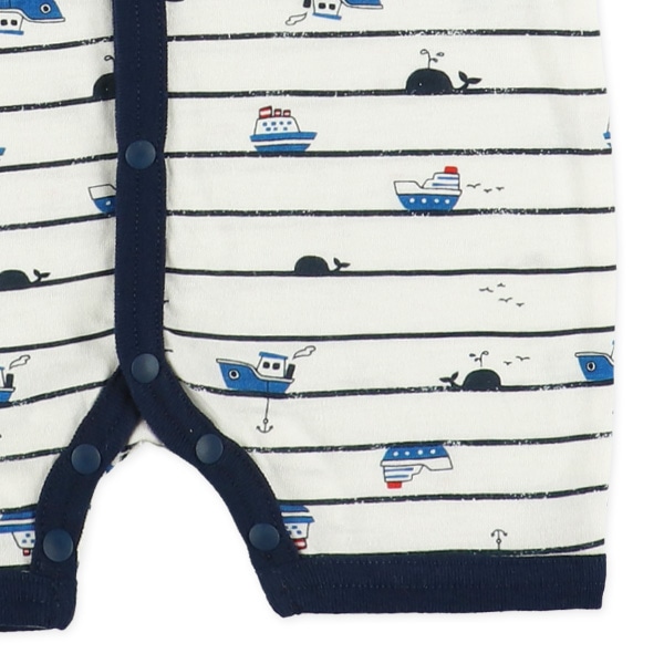 天竺マリンボーダー半袖プレオール