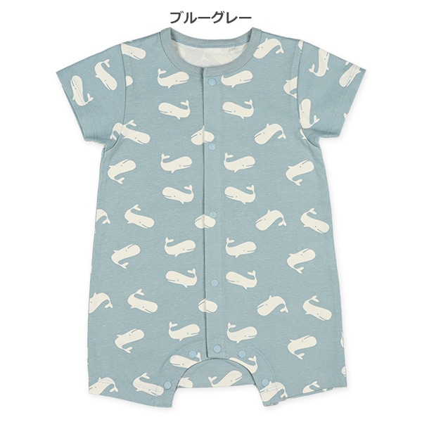 天竺白抜きくじら半袖プレオール