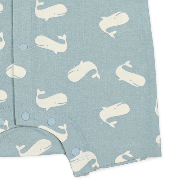 天竺白抜きくじら半袖プレオール