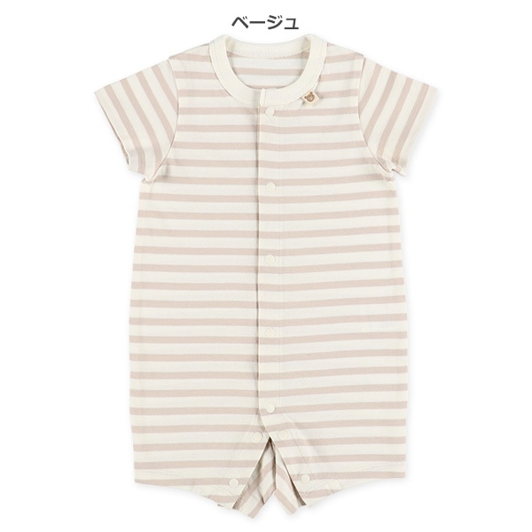 天竺ナチュラルボーダー半袖プレオール