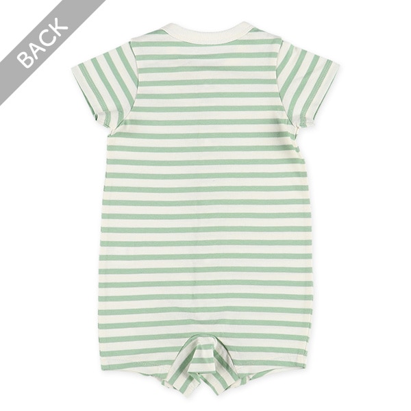 天竺ナチュラルボーダー半袖プレオール