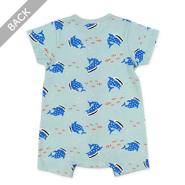 天竺ジンベイザメ・クマノミ半袖プレオール