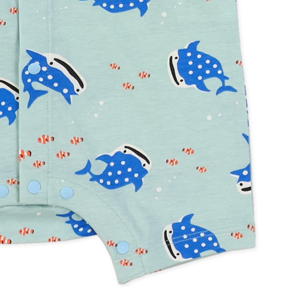 天竺ジンベイザメ・クマノミ半袖プレオール