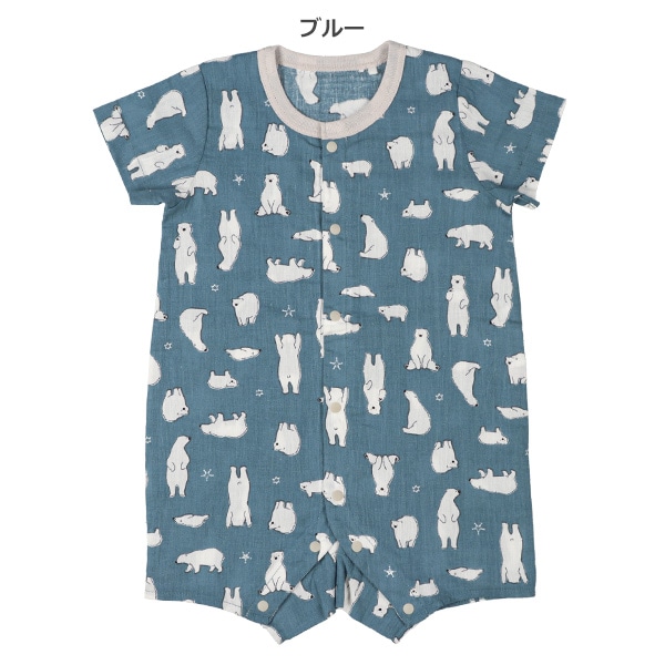 楊柳白くま半袖プレオール