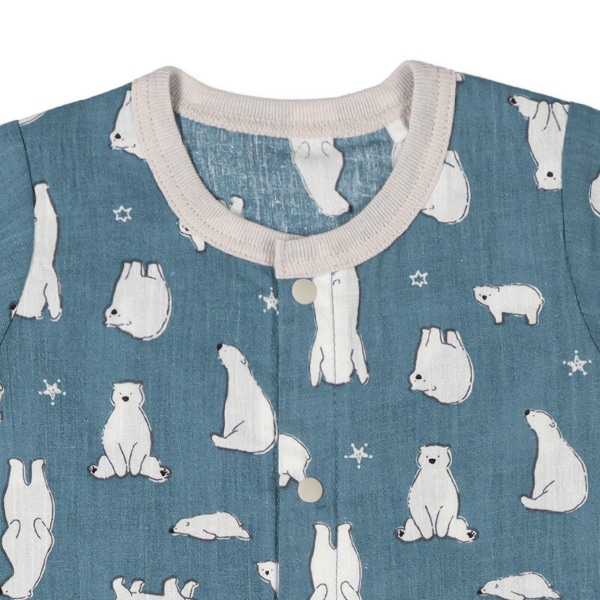 楊柳白くま半袖プレオール