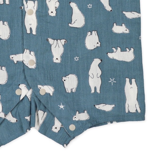 楊柳白くま半袖プレオール