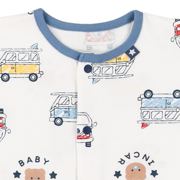 天竺サーフワゴンベイビー半袖プレオール