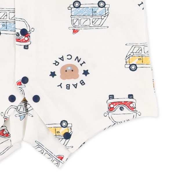 天竺サーフワゴンベイビー半袖プレオール