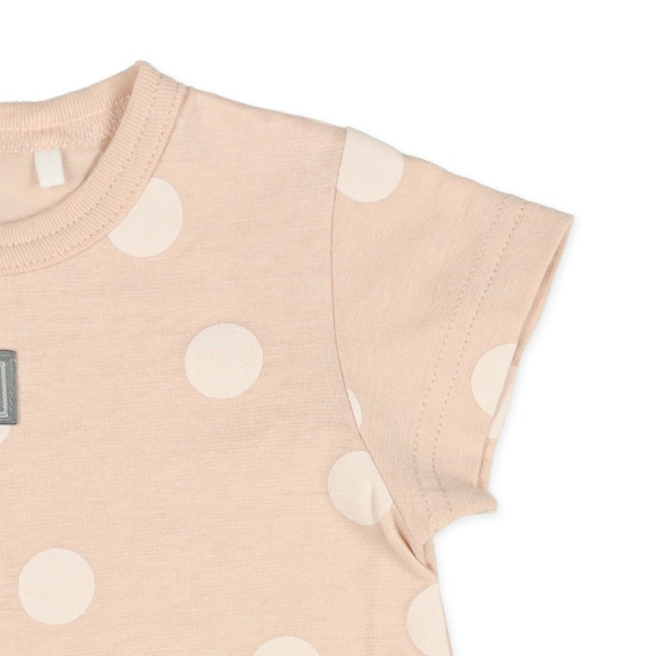 天竺水玉チケット半袖プレオール