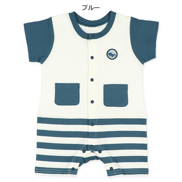 天竺マリンボーダーポッケ半袖プレオール