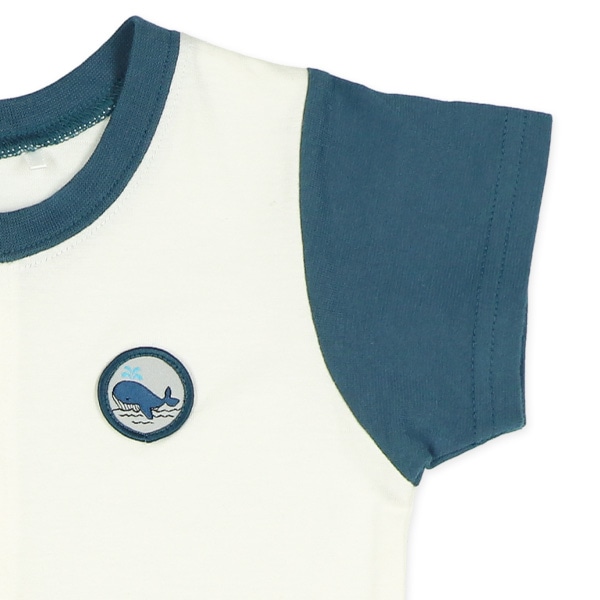 天竺マリンボーダーポッケ半袖プレオール