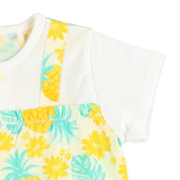 天竺切り替え夏ガール半袖プレオール