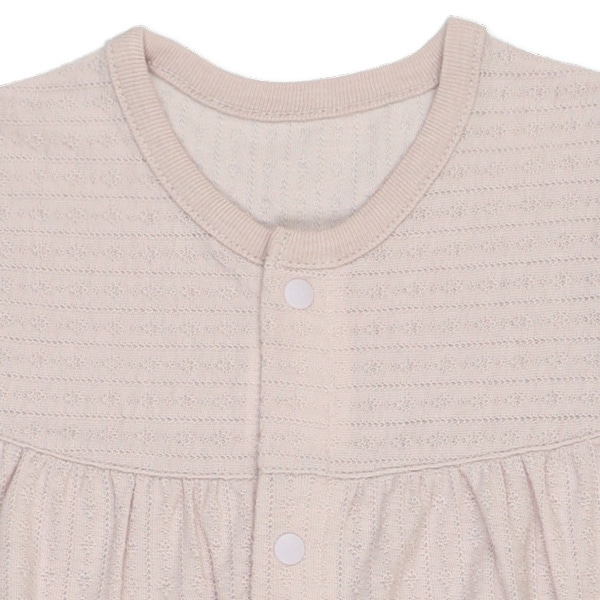 タック天竺フリル袖半袖プレオール