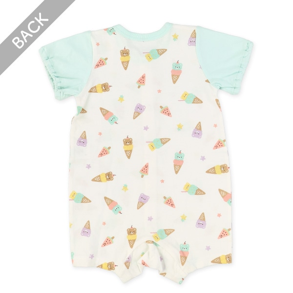 天竺アイスクリームくま半袖プレオール