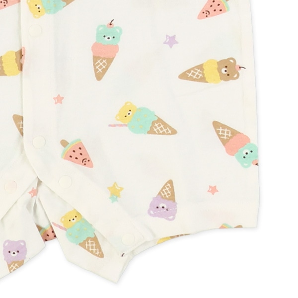 天竺アイスクリームくま半袖プレオール