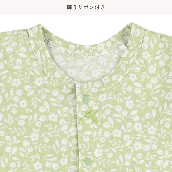 天竺カラー唐草半袖プレオール