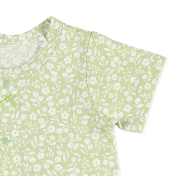 天竺カラー唐草半袖プレオール