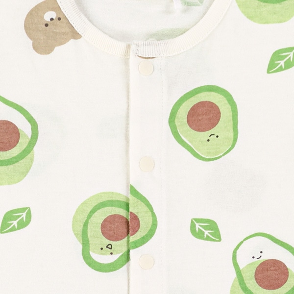 天竺アボカドベア半袖プレオール